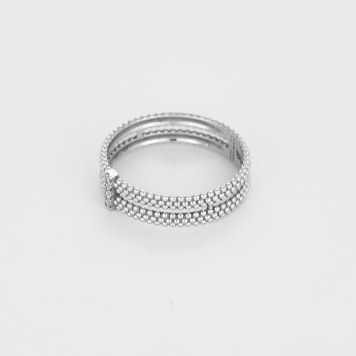 Bague 57 Mauboussin - Le premier jour - Bague en or blanc et diamants 58 Facettes DV3199-2