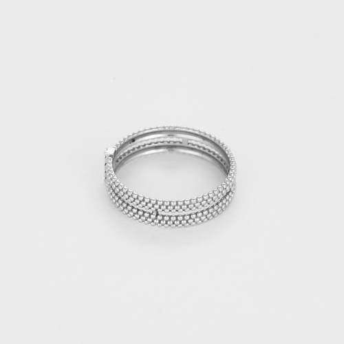 Bague 57 Mauboussin - Le premier jour - Bague en or blanc et diamants 58 Facettes DV3199-2