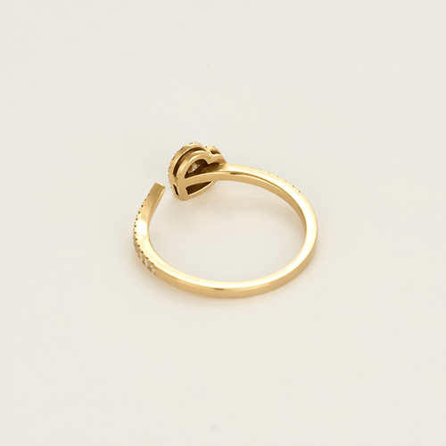 Bague 53 MESSIKA - Joy Coeur - Bague en or rose et diamants 58 Facettes DV27039-1-53-2