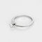 CHIMENTO - Bague solitaire en or gris et diamant