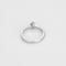 CHIMENTO - Bague solitaire en or gris et diamant