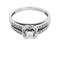 Bague 54,5 MAUBOUSSIN - Chance of Love n° 2 - Bague en or blanc et diamants 58 Facettes DV20543-4-545-6