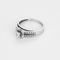 Bague 54,5 MAUBOUSSIN - Chance of Love n° 2 - Bague en or blanc et diamants 58 Facettes DV20543-4-545-6