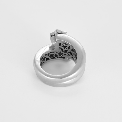 Bague 52,5 Bague en or blanc et diamants 58 Facettes DV27198-1