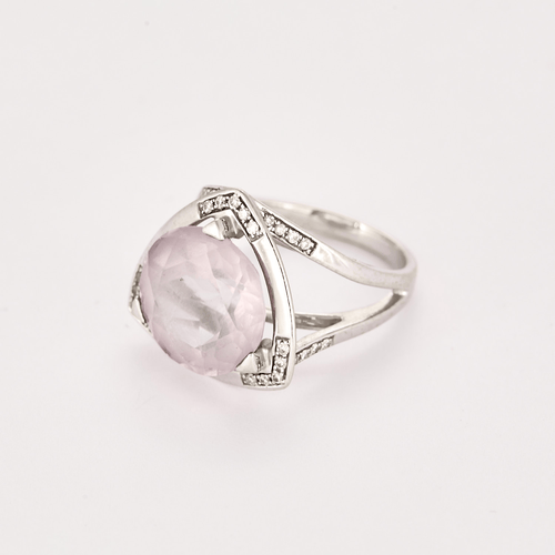 Bague 48 Mauboussin - Dream my Love - Bague en or gris, améthyste et diamants 58 Facettes DDV9407-1