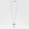 Collier TIFFANY - Clef couronne- Moyen Modèle - Collier et pendentif en or gris et diamants 58 Facettes DV26798-2