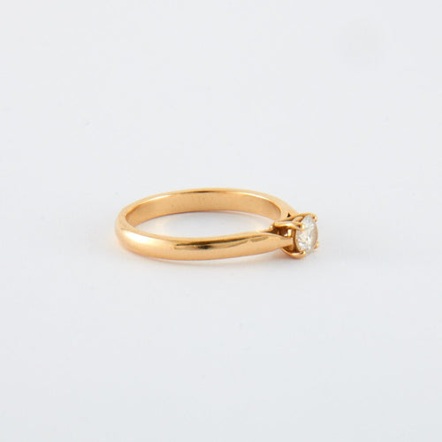 Bague 52 Bague Diamant solitaire en or jaune 58 Facettes DV0218-2-52-1