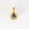 Pendentif Pendentif en or jaune, saphir de 3,04 carats et diamants 58 Facettes DV26878-4