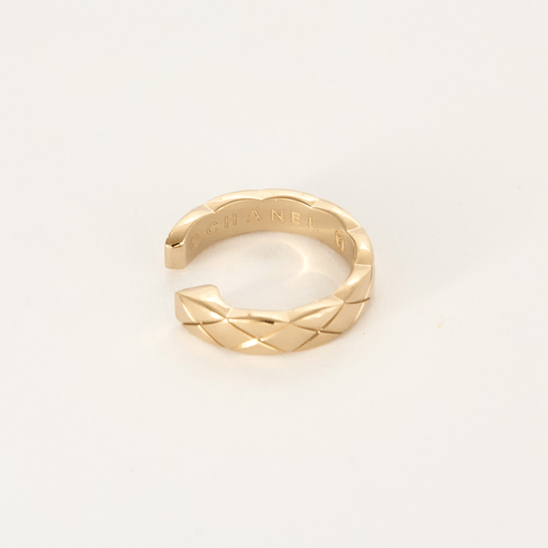 Boucles d'oreilles CHANEL - Coco Crush - Mono boucle d'oreille en or beige 58 Facettes DV27412-2