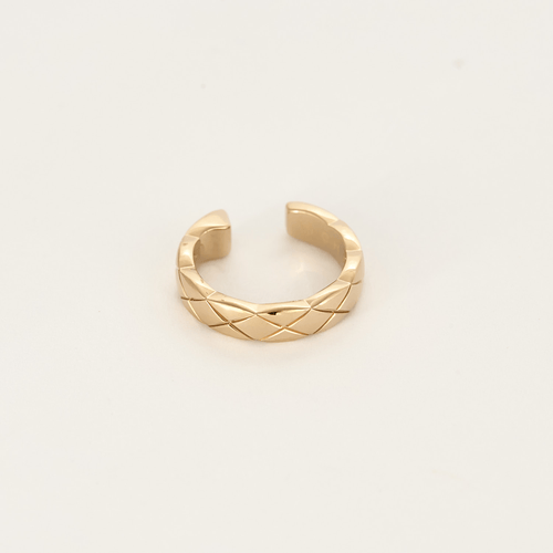 Boucles d'oreilles CHANEL - Coco Crush - Mono boucle d'oreille en or beige 58 Facettes DV27412-2