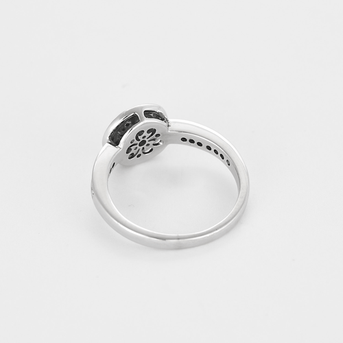 Bague 51 Bague en or blanc et diamants 58 Facettes DV25730-1