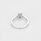 Bague 52,5 BULGARI - Bague Solitaire en platine et diamant 58 Facettes DV27071-1-525-6