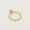 Bague 50 Bague jonc en or jaune et saphir rose de synthèse 58 Facettes DV27214-1