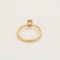 Bague 50 Bague jonc en or jaune et saphir rose de synthèse 58 Facettes DV27214-1
