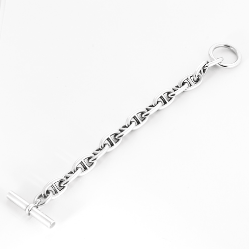 Bracelet HERMES - Bracelet "Chaîne d'Ancre" Grand Modèle en argent 58 Facettes DV26622-3