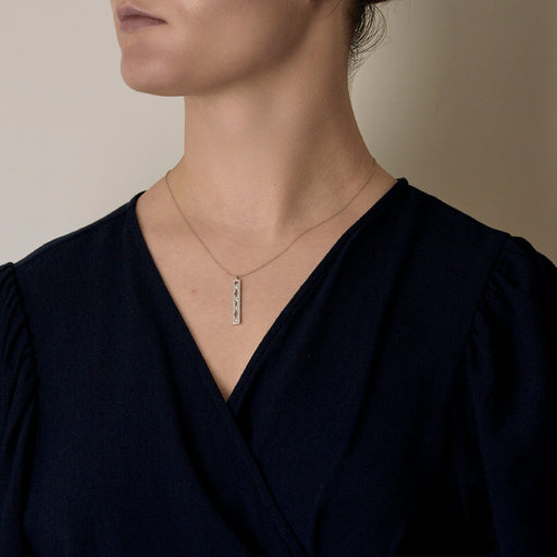 Collier DINH VAN - PULSE - Collier et Pendentif en or gris et diamants 58 Facettes DV23227-3