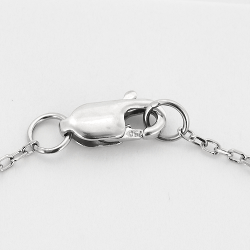 Collier DINH VAN - PULSE - Collier et Pendentif en or gris et diamants 58 Facettes DV23227-3