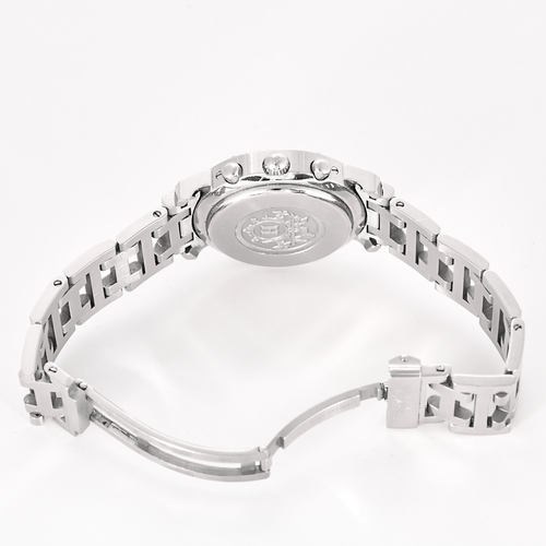 Montre Hermès - Clipper Chrono - Montre en acier à boitier rond et à mouvement quartz 58 Facettes DV11451-20
