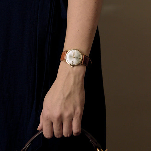 Montre Baume et Mercier - Eterna Matic - Montre en acier plaqué or à boitier rond à mouvement automatique 58 Facettes DV24831-1