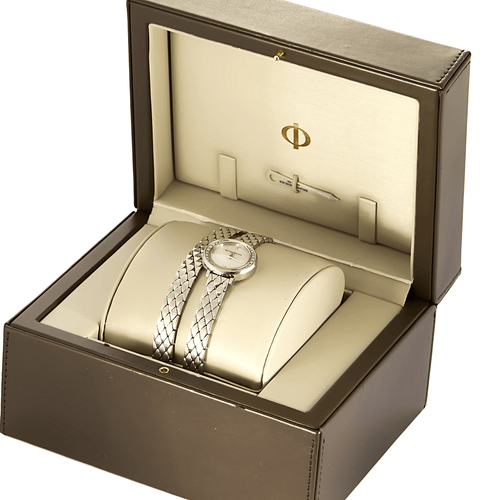 Montre BAUME & MERCIER - Petite Promesse - Montre en acier à boitier rond, mouvements quartz et diamants 58 Facettes DV26161-7