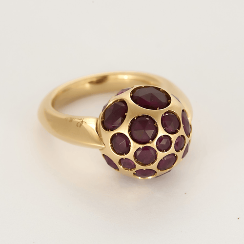 Pomellato - Harem - Bague en or rose et tourmaline rose