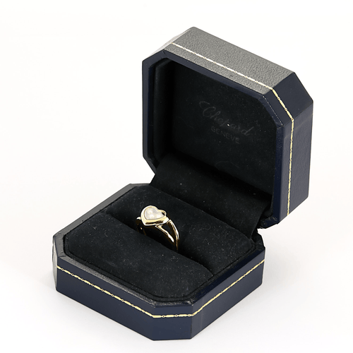 Bague 51,5 CHOPARD - Happy Diamonds - Bague or jaune et diamants 58 Facettes DV22785-2-515-5