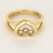 Bague 51,5 CHOPARD - Happy Diamonds - Bague or jaune et diamants 58 Facettes DV22785-2-515-5