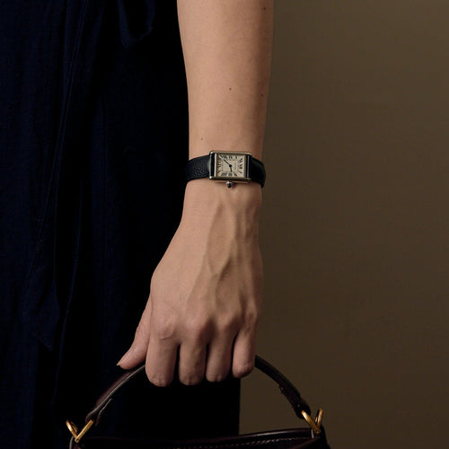 Montre CARTIER - Tank - Montre en acier à boitier rectangulaire et à mouvement quartz 58 Facettes DV26859-1