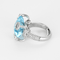 Bague 51,5 GUCCI - Bague en or blanc, topaze et diamants 58 Facettes DV26848-3-515-5