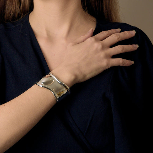 Bracelet Tiffany & Co - Peretti - Manchette Bone Small en argent 58 Facettes DV22972-52