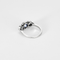 Bague 47 Bague en or gris, platine,  saphir et diamants 58 Facettes DV25505-5