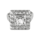 Bague 50 Bague en or blanc, platine et diamants 58 Facettes DV27468-72-50-1