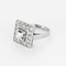 Bague 50 Bague en or blanc, platine et diamants 58 Facettes DV27468-72-50-1