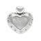 Pendentif Pendentif « coeur » ajourée et bombée en or blanc et diamants 58 Facettes DV27468-57