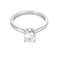 Bague 48,5 Solitaire en or blanc et diamants 58 Facettes DV26848-18-485-5