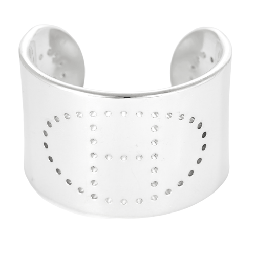 Bracelet HERMES - KELLY - Bracelet manchette en argent 58 Facettes DV22972-53