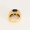 Bague 50 O.J.Perrin - Bague en or jaune , saphir ceylan 7 carats environ et diamants 58 Facettes DV24635-1