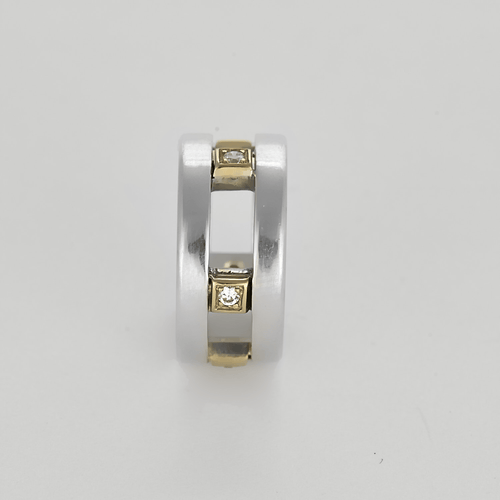 Bague 53 Hermès - Icare - Bague en argent, or jaune, diamants 58 Facettes DV22972-49-53-2