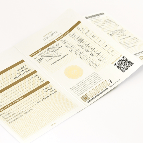 Bague 48 Bague Solitaire en or blanc et diamants 58 Facettes DV27085-1-48-2