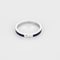 Bague CHAUMET - Lien Evidence - Alliance en or gris, émail bleu et diamants 58 Facettes DV27402-1