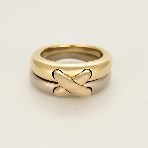 Bague 51 Chaumet - Liens-  Bague en trois ors 58 Facettes DV22876-4