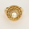 Bague 52 Bague en platine, or jaune et diamant 0.60 carat environ. 58 Facettes DV27468-23-52-1