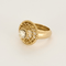 Bague 52 Bague en platine, or jaune et diamant 0.60 carat environ. 58 Facettes DV27468-23-52-1