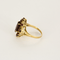 Bague 56 Bague en or jaune et grenats almandin 58 Facettes DV27468-48-56-3