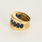 Bague 53 Importante bague en or jaune et saphirs 58 Facettes DV27468-30-53-2