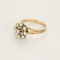 Bague 60 Bague Fleur en or jaune et or gris, diamants 58 Facettes DV27468-31-60-2