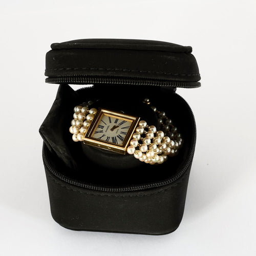Montre CHANEL - Mademoiselle - Montre bijou or jaune et perles 58 Facettes DV23243-1