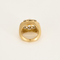 Bague 52,5 Bague dôme en or jaune et diamants 58 Facettes DV27468-32-525-6