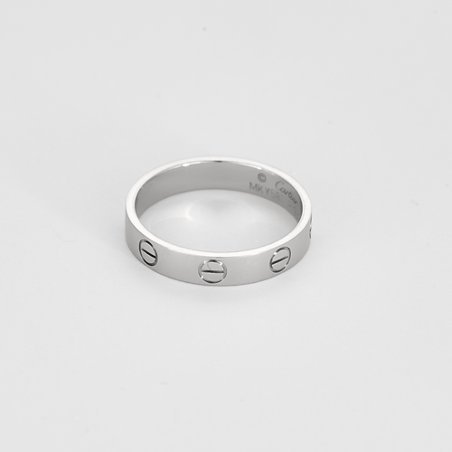 Bague 53 CARTIER - LOVE - PM - Alliance en platine 58 Facettes DV27734-3-53-2