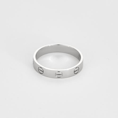 Bague 53 CARTIER - LOVE - PM - Alliance en platine 58 Facettes DV27734-3-53-2